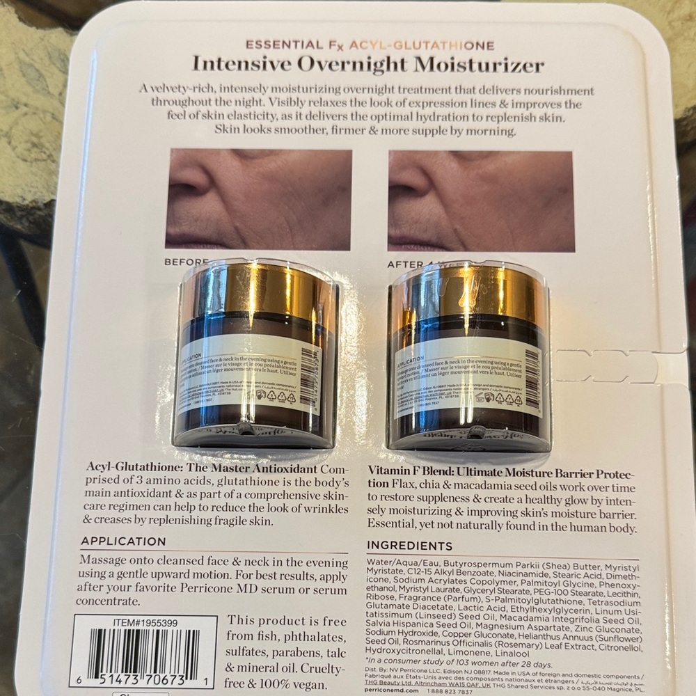 Perricone MD Essential Fx Intensive Overnight Moisturizer 2 pack - Picture 2 of 3
